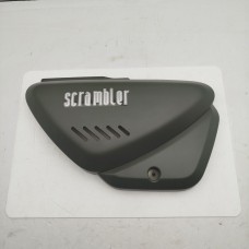 Пластик под сидением правый (зелёный мат) Scrambler Light