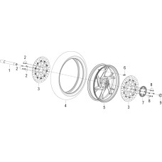 F03 前轮 FRONT WHEEL ASSY.