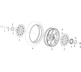 F03 前轮 FRONT WHEEL ASSY.