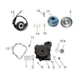Magneto Cover Assembly