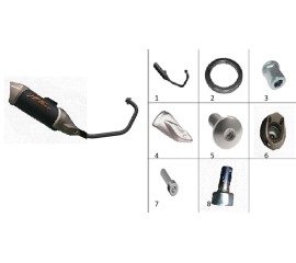 Muffler(short barrel/with HPF)