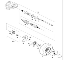 FRONT WHEEL PART