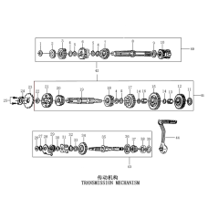 Втулка (палец) шестерни вторичного вала