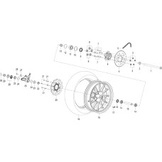 F10 REAR WHEEL ASSY.
