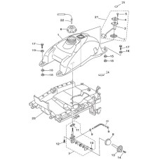 Бензобак карбюраторная версия