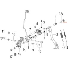 F13 单撑 SIDE STAND ASSY.