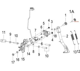 F13 单撑 SIDE STAND ASSY.