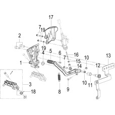 F15 RIGHT FR0NT PEDAL ASSY.
