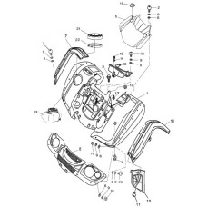 Пластик передний