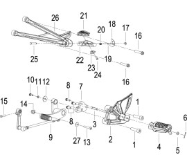 F13 踏蹬 PEDALING ASSY.