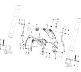 F17 前挡泥板 FRONT FENDER ASSY.