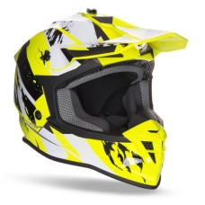 Шлем GEON 633 MX Fox Кросс Black /Neon Yellow S (55-56)