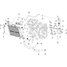 F21 COOLING SYSTEM ASSY.