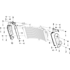 F19 水箱护板 REDIATOR DECORATIVE COVER