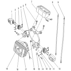 Фара, панель приборов