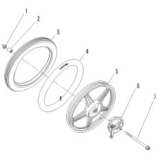 Колесо переднее