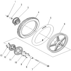 Колесо заднее