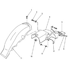 Крыло заднее