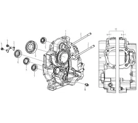 RIGHT CRANKCASE BODY