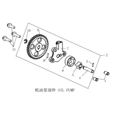 E08 机油泵部件 OIL PUMP
