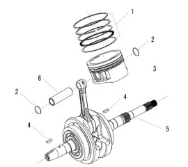 CRANKSHAFT & PISTON