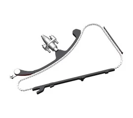 camchain tensioning mechanism assembly (gear display)