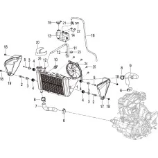 F20冷却系统 COOLING SYSTEM ASSY.