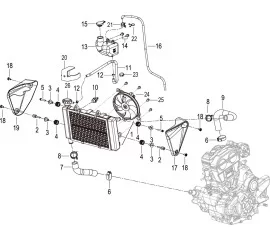 F20冷却系统 COOLING SYSTEM ASSY.