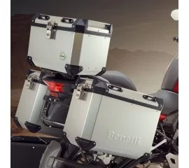 Кофры (кейсы) Benelli  АЛЮМ. (боковые 2шт, центр.1шт.) под крепления TRK502X