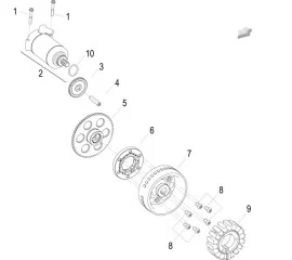 E11 ELECTRIC STARTER ASSY(电起动分总成)