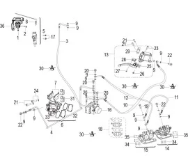 F04 液刹总成 FRONT DISK BRAKE ASSY.