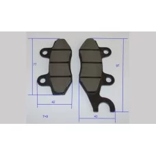 Колодки тормозные ZF150