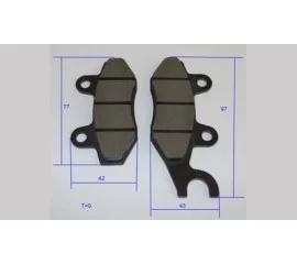 Колодки тормозные ZF150