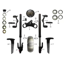 Подшипник 60316/47х рулевой сошки в комплекте с обоймами 2шт./компл. -- SCRAMBLER 250