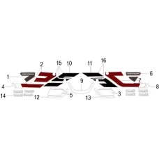 F25 贴花 STICKER ASSY.(FOR RUBY RED F2)