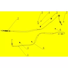 Control Cable - DK15 Gasoline Engine