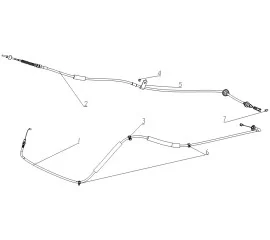 Control Cable - DK12 Gasoline Engine