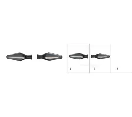 Rear turn signals L/R