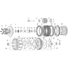 Сцепление в сборе DAKAR 250\\2T