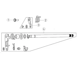 E-4 shift arm parts