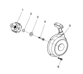 MANUAL STARTER ASSY
