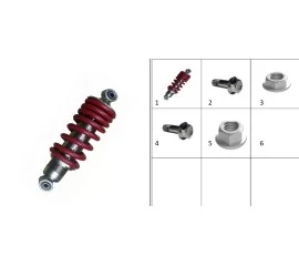 Rear shock absorber