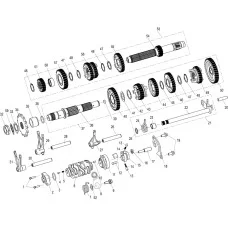 E12 SPEED CONTROL SYSTEM SUB-ASSY（变速系统分总成）