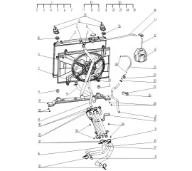 Cooling System — DK15 Gasoline engine