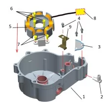 Left crankcase cover