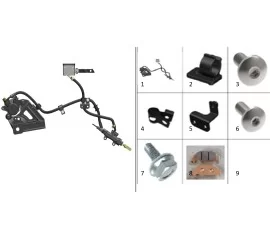 Rear disc brake assembly