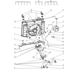 Cooling System — DK12 Gasoline engine