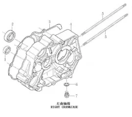 RIGHT CRANKCASE