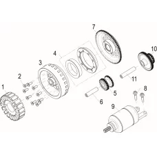 E13 ELECTRIC STARTER ASSY(电起动分总成)