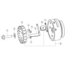 E-14 magneto assembly